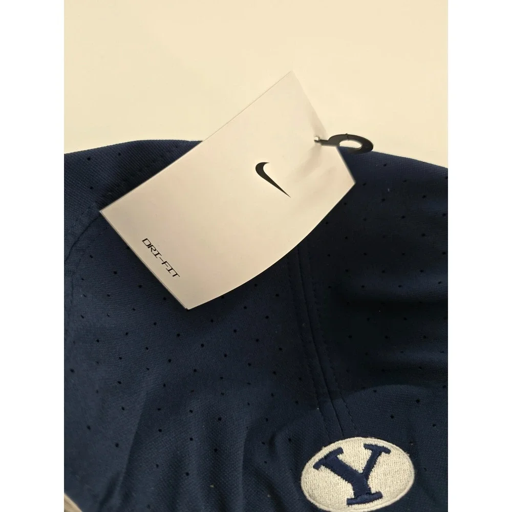 Brigham Young BYU Cougars Nike College Navy Blue Flat‎ Bill Cap Hat Adult Size 7
